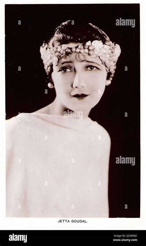 Portrait Of Jetta Goudal Silent Hollywood Era Stock Photo Alamy