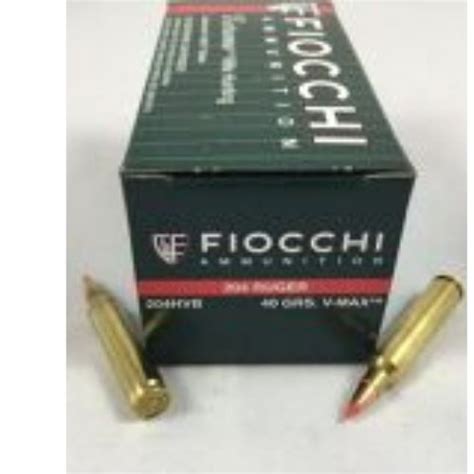 Fiocchi Ammunition 204 Ruger 40 Grain Vmax Box Of 50 Fio 204hvb