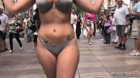 Spanish Slave Walked Naked In The Street Eporner