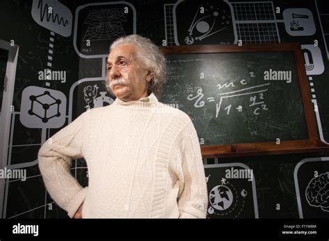 Wax Figure Of Albert Einstein Hi Res Stock Photography And Images Alamy
