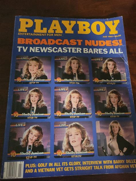 Vintage Playboy July Shelly Jamison Broadcast Nudes Erika Eleniak