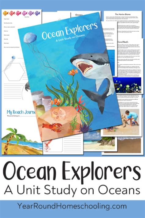 Ocean Explorers An Ocean Unit Study Year Round Homeschooling