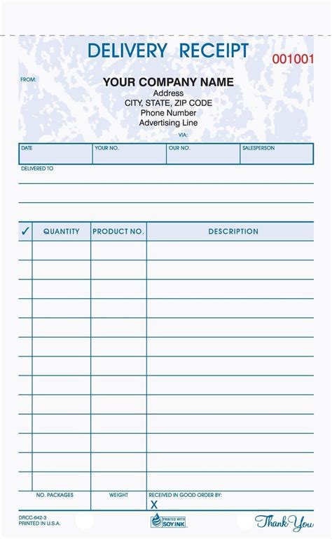 Delivery Receipt Template Delivery Receipts Nutemplat Vrogue Co