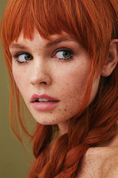 Red Foxy On Behance Beautiful Freckles Beautiful Red Hair Beautiful