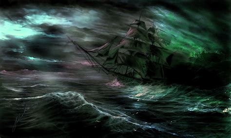 The ghost ship, why pirates fear to tread the open seas, and stormy weather. Ghost Ship Wallpapers - Wallpaper Cave