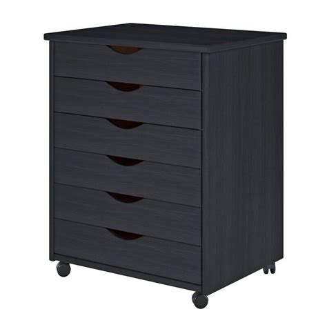 Unlike heavy storage containers that are impossible to move once you've filled them up, this storage cart is lightweight and easily rolled to any corner of your home. Pitts 6 Drawer Rolling Storage Chest in 2020 | Rolling ...