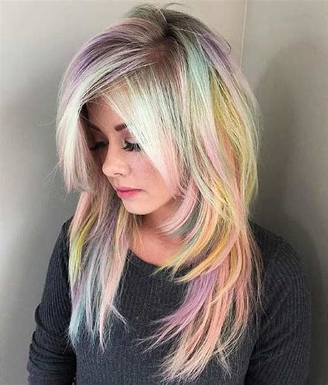 20 Pastel Hair Color Ideas For 2019 Pastel Rainbow Hair Hair Color