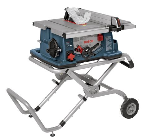 Bosch 4 25 Hp 10 Worksite Table Saw With Gravity Rise™ Wheeled Stand