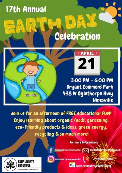 17th Annual Earth Day Celebration Liberty County