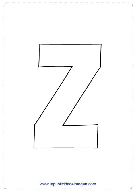 Letras Z Para Imprimir Recursos Educativos Para Maestros