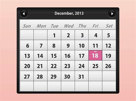 Calendar Vector Ai Uidownload