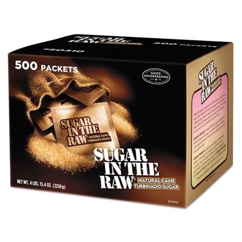 Sugar In The Raw Sugar Packets Raw Sugar 018 Oz Packets 500 Per