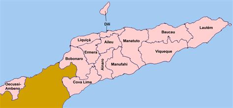 Gambar Peta Timor Leste Lengkap