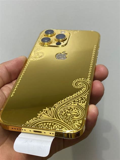 24kt Gold Plated Designs Iphones 13 Promax 00971527859740 Plate