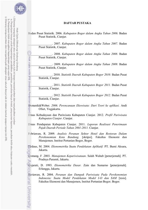 Cara Penulisan Daftar Pustaka Dari Badan Pusat Statistik Gagassure My