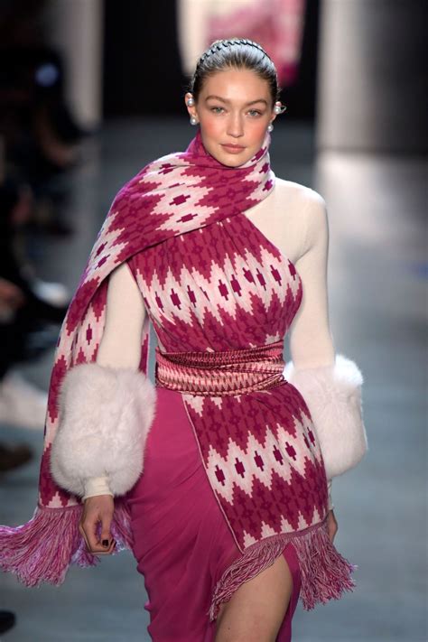 Gigi Hadid At Prabal Gurung Catwalk Show At New York Fashion Week 0211