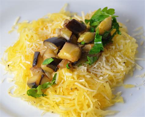 Julia Childs Spaghetti Squash With Eggplant Persillade New Music From