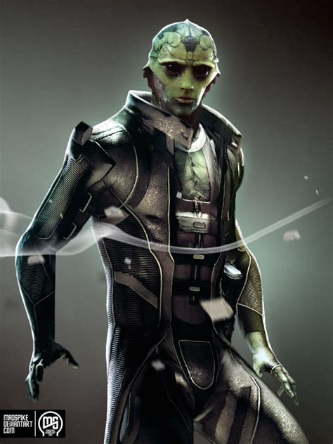 Thane Krios By Madspike On Deviantart
