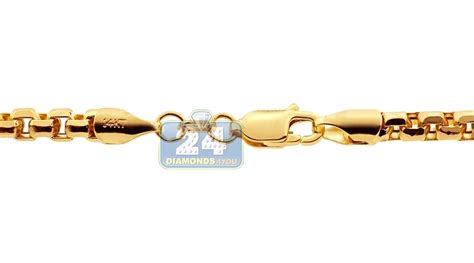 Whether you are looking for a white gold franco chain, a thick 14k gold rope chain, a solid gold rosary bead necklace, diamond chain or a classic miami cuban link chain, our wide collection of real solid gold chains has outstanding items to meet your needs.you can also find diamond and sterling silver chains at. 14K Yellow Gold Box Diamond Cut Link Mens Chain 2 mm