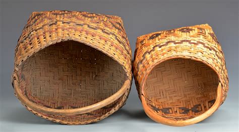 Lot 533 Two Cherokee Rivercane Baskets Case Auctions