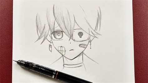 Easy Anime Drawing How To Draw Anime Boy Easy For Beginners Youtube