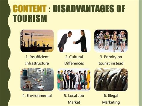 advantages and disadvantages of tourism ppt