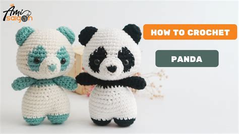 034 Amigurumi Panda Bear Crochet Pattern The Famous Youtube Panda