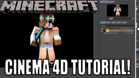 Minecraft Easy Cinema 4d Tutorial Youtube