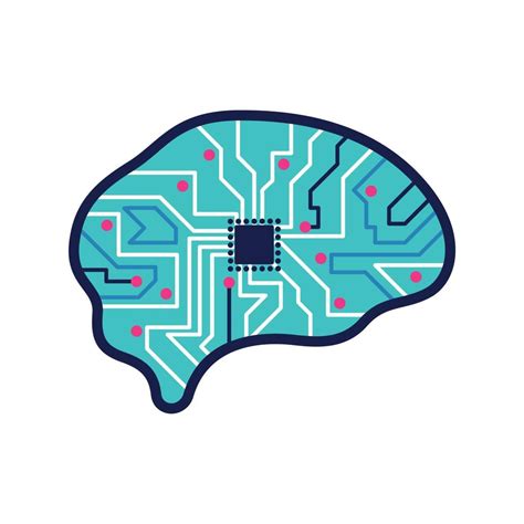 Human Brain Chip Composition 3630484 Vector Art At Vecteezy