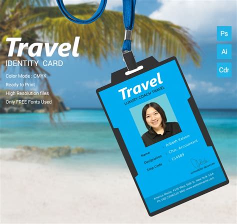 16 Travel Templates Psd Ai Cdr Format Download