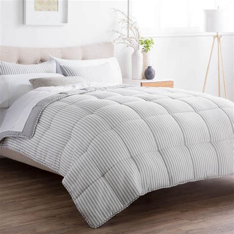 Browse a large selection of comforters and bedspreads for sale on houzz, including twin, king and queen comforter sets in a variety of materials and patterns. Brookside Striped Reversible Coastal Gray Twin XL Chambray ...