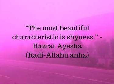 Hazrat Ayesha Ra Quotes