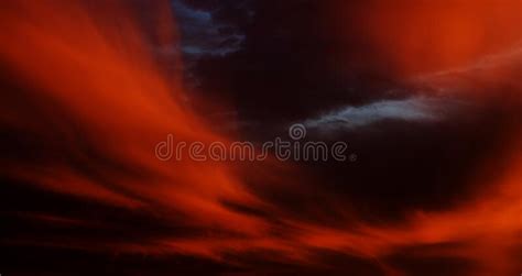 Beautiful Dark Orange Sky Stock Image Image Of Sunlight 271828797