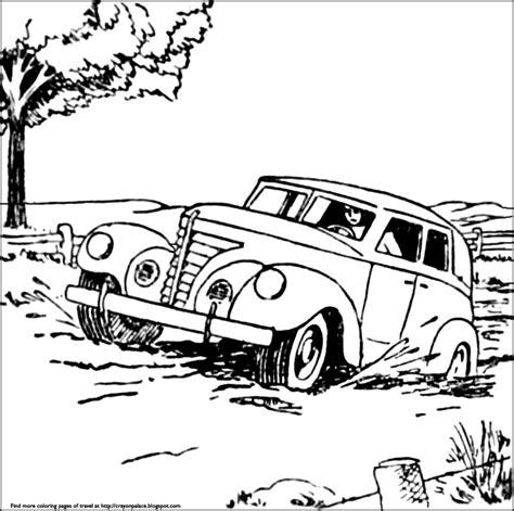 Mud Coloring Pages