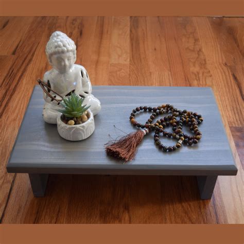 Engraved Meditation Altar Table Yoga Table Buddha And Etsy