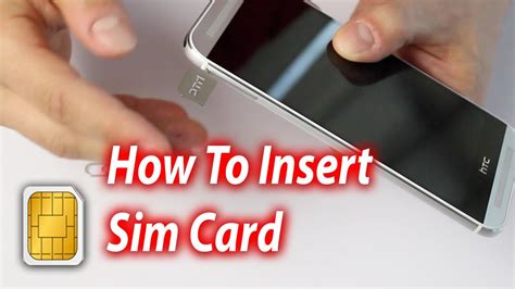 Here's how to insert a sim card into different models of there are three main sizes of sim cards in use today: How To Insert/Remove Sim Card HTC One m8 - YouTube