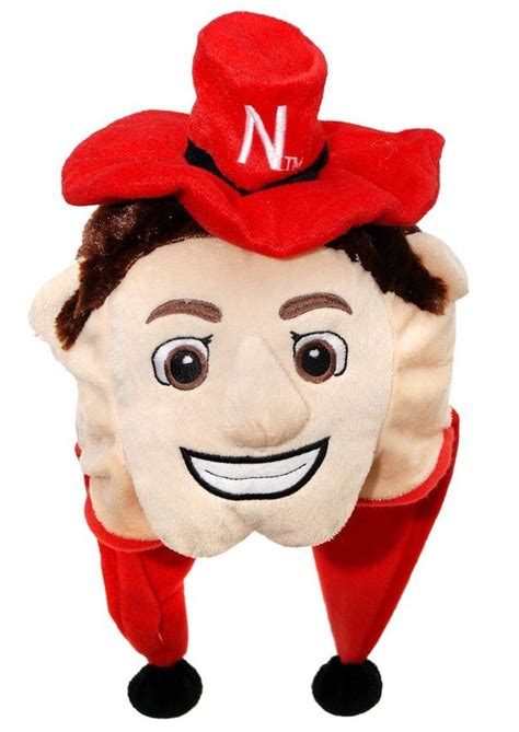 Nebraska Cornhuskers Mascot Themed Dangle Hat Nebraska Cornhuskers