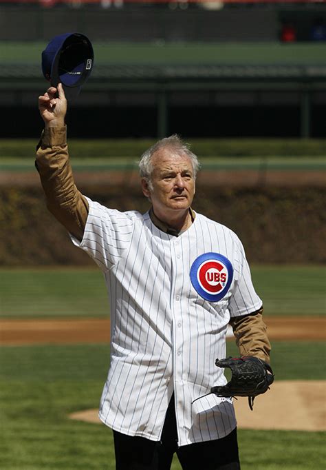 Celebrity Chicago Cubs Fans See Photos Of Bill Murray Hilary Clinton
