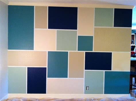Wall Paint Design Ideas With Tape Diy