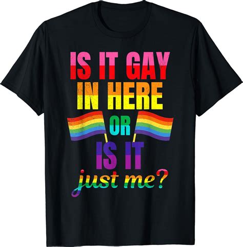 Rainbow Flag Funny Lgbtq Gay Pride Support Joke Humor T