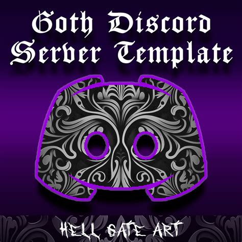 Goth Discord Server Template Etsy