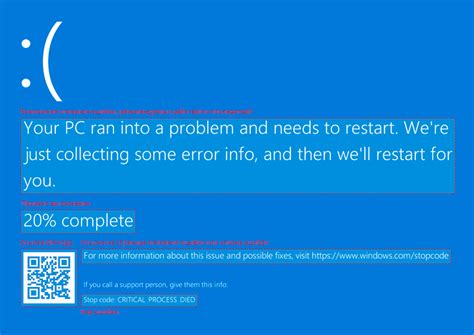 Your Device Run Into A Problem And Needs To Restart Windows