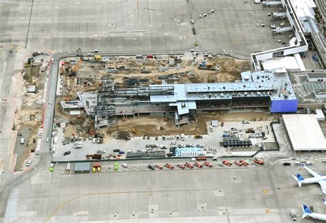 Construction On Houston Iah Airport D West Pier Progresses