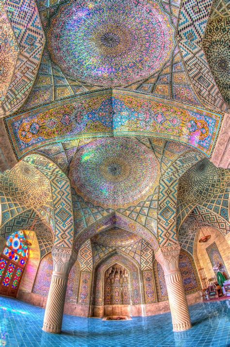 The Stunning Architecture Of Nasir Al Mulk Mosque Shiraz Iran Every Morning This Stunning