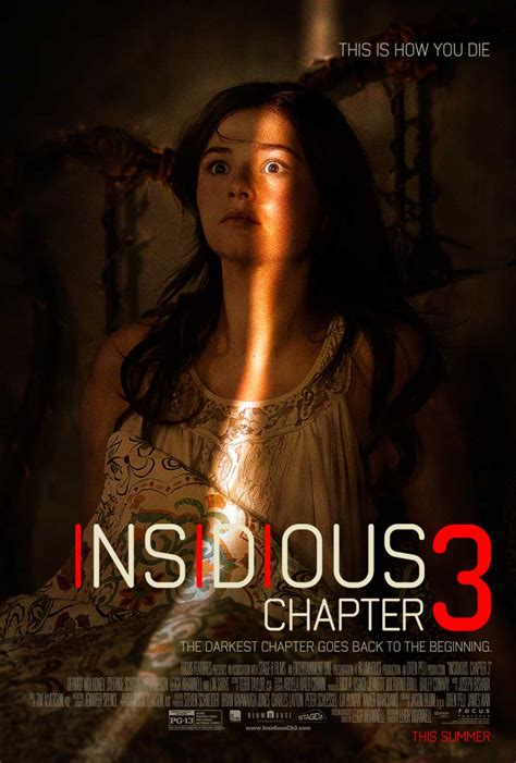New Movie Poster For Insidious Chapter 3 With Terrified Stephanie Scott