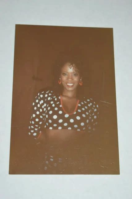 Busty Curvy Black Woman Film Star Jeannie Pepper Vintage Photograph Dz