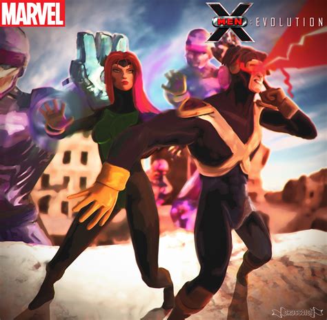 Artstation X Men Evolution Cyclops And Jean Grey