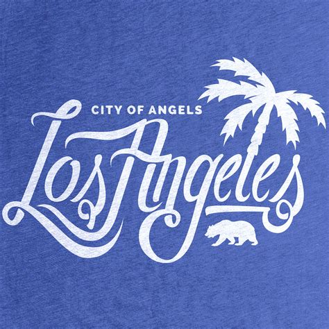 Los Angeles City Of Angels Graphic Tee By Michael Cox Cotton Bureau