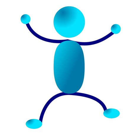 Hugging Blue Stick Man Png Svg Clip Art For Web Download Clip Art