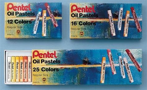Pentel Oil Pastel 12 Color Set Phn12